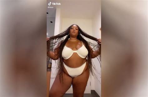 Sur TikTok Lizzo incite ses fans à célébrer leur corps sous tous les