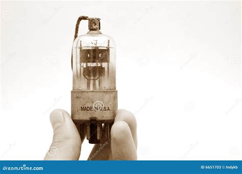 Vacuum Tube Stock Image Image Of 1950s Electronics Obsolete 6651703