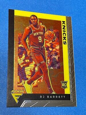 Rj Barrett Panini Chronicles Flux Rc Rookie N Y Knicks Free