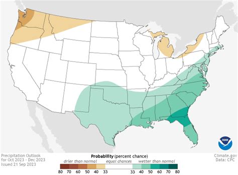 Precipitation Three Month Outlook NOAA Climate Gov