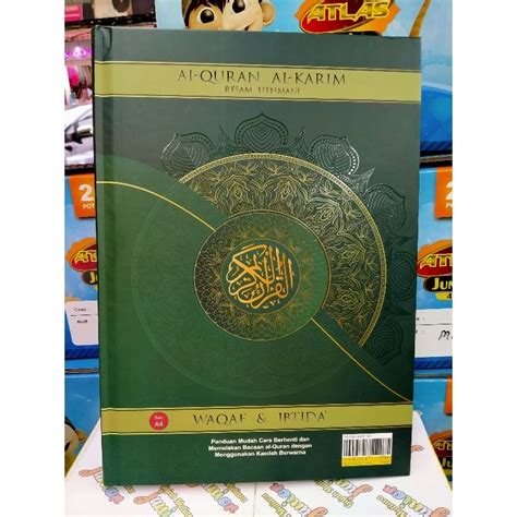 Al Quran Waqaf Dan Ibtida Saiz A Shopee Malaysia