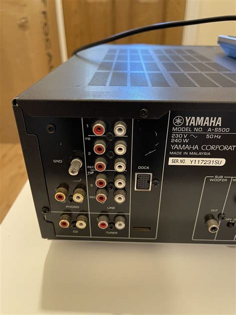 Yamaha A S500 Stereo Integrated Amplifier Black EBay