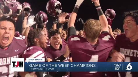 Game Of The Week Boerne 35 Flour Bluff 42 YouTube