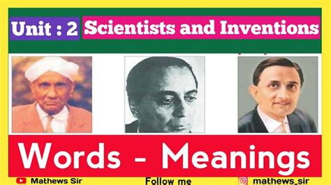 Class 4 English Chapter 2 Scientists And Inventions By Mathews Sir