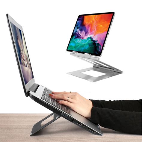 Ripley Soporte Base Aluminio Para Mac Macbook Notebook Tablet Ipad