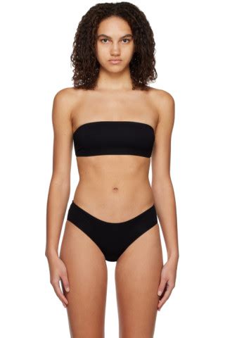 Black Bandeau Bikini Top By Filippa K On Sale