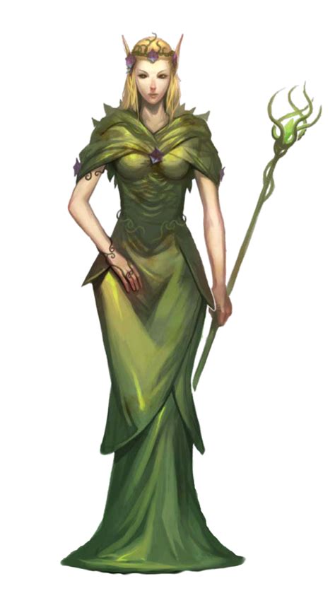 Female Elf Wizard Queen Telandria Edasseril Pathfinder Pfrpg Dnd D