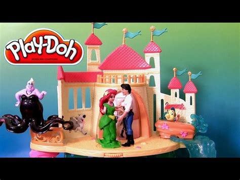 Magiclip Princess Ariel Castle Undersea Set Play Doh Dress Up Disney