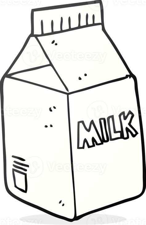 Drawn Cartoon Milk Carton 45039821 Png