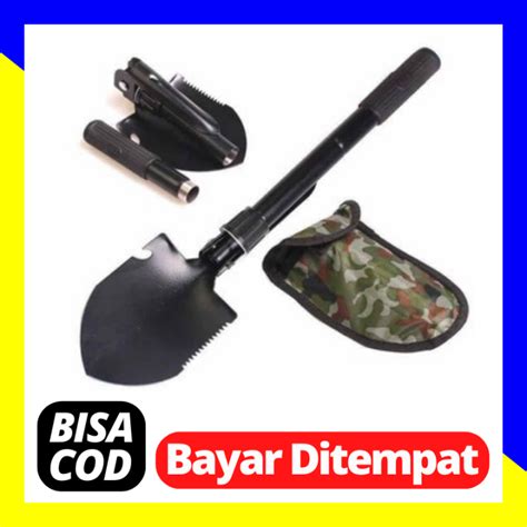 Pacul Sekop Lipat Militer Portable Multi Fungsi Kuat Dan Kecil Cocok