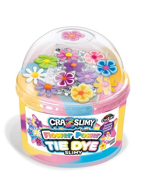 Cra Z Art Cra Z Slimy Flower Power Tie Dye Multicolor Slime Ages And