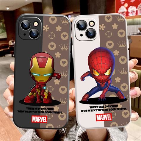 Marvel Iron Man Phone Case For Iphone 14 11 13 12 Pro 12 13 Mini X Xr Xs Max Se 6s 7 8 Plus