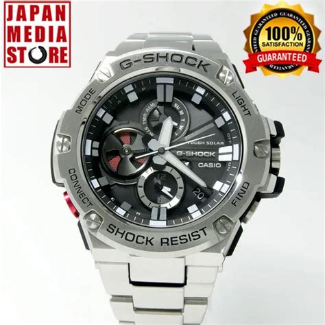 CASIO G SHOCK GST B100D 1AJF G Steel Bluetooth IOS Android Solar GST