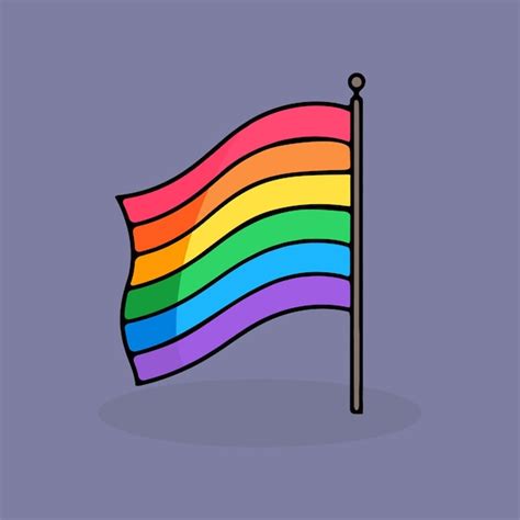 Premium Vector Illustration Pride Lgbt Flag Icon 2