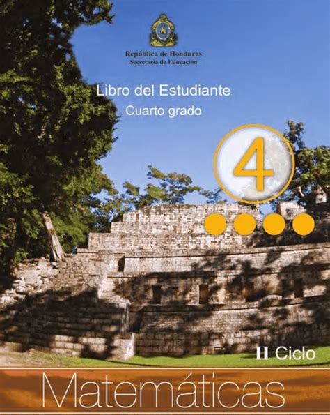 Guía del Docente Matemáticas 4 Grado Honduras