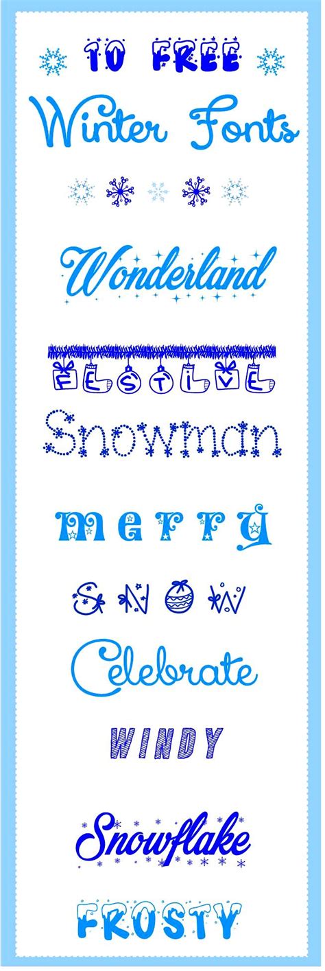 Free Winter Fonts Cheer And Cherry