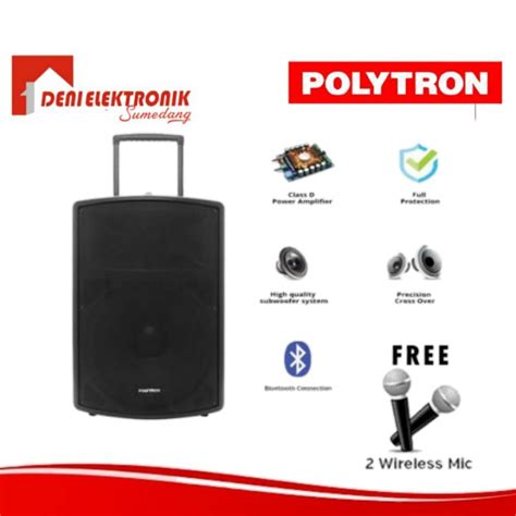 Jual SPEAKER AKTIF POLYTRON PAS PRO 12F2 KHUSUS SUMEDANG Shopee