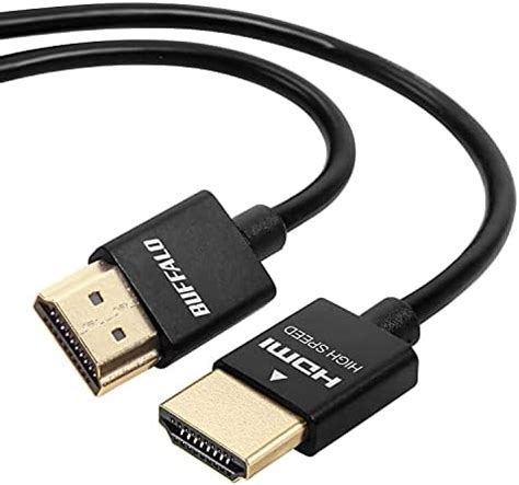 Amazon エレコム HDMI ケーブル 1m スーパースリム ハイスピード 4K2K 30Hz ARC対応 HIGH SPEED