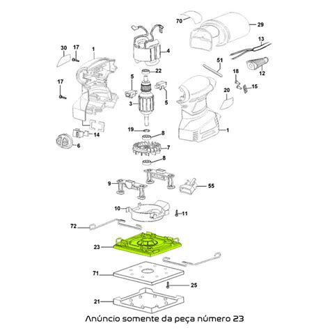 Base P Lixadeira Orbital Qs Black E Decker Black Decker