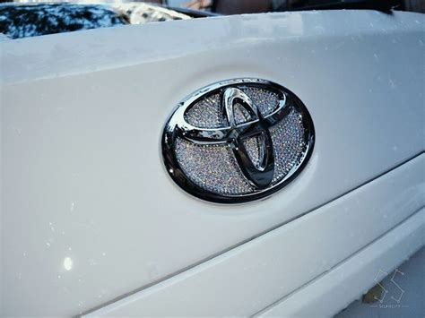 Bling Toyota Logo Front Or Rear Grille Emblem Decal Made W Rhinestone Crystals Toyota Logo