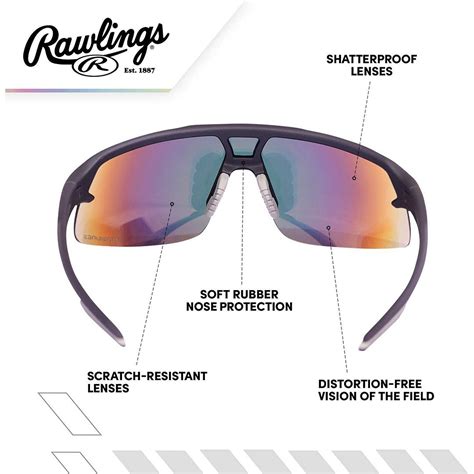 Rawlings Ry134 Youth Baseball And Softball Sunglasses Kids Sports