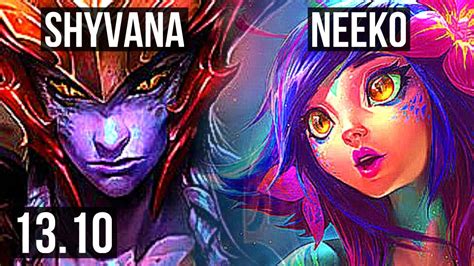 Shyvana Vs Neeko Jng 4 1 7 1 7m Mastery 800 Games Kr Master