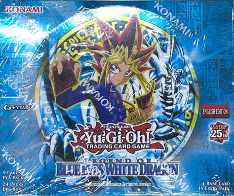 楽天市場遊戯王 25TH ANNIVERSARY LEGEND OF BLUE EYES WHITE DRAGON BOOSTER BOX