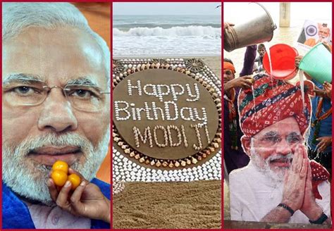 Pm Modis Birthday Celebration Pics See Here