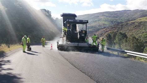 Comezan As Obras De Mellora Do Firme Na Estrada OU 122 En Carballeda De