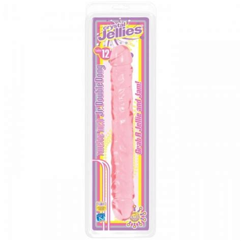 Doc Johnson Double Dong 12 Inch Pink Jelly