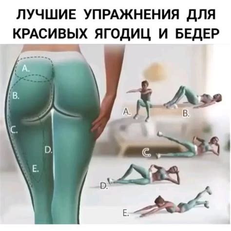 Лучшие упражнения для красивых ягодиц и бедер [Video] | Body weight ...