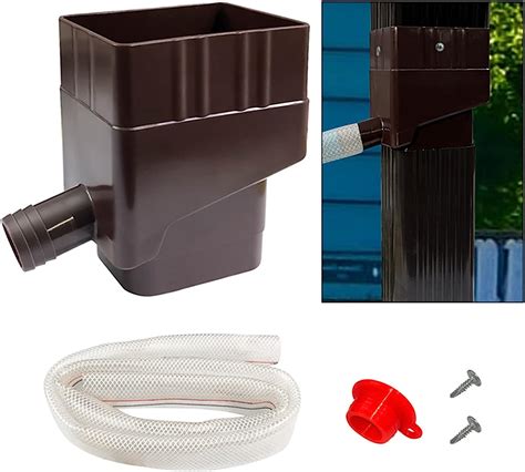 Rainwater Collection Systemwater Diverter To Rain Barrel For Gutter Downspout