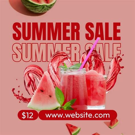 Plantilla De Summer Sale Ads Postermywall