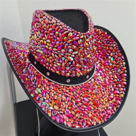 Ruby Embellished Cowboy Hat Embellished Cowboy Hat Cowboy Hats Cowboy