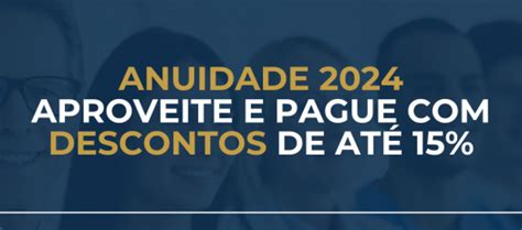 Dispon Vel O Boleto Para Pagamento Da Anuidade Conselho Regional