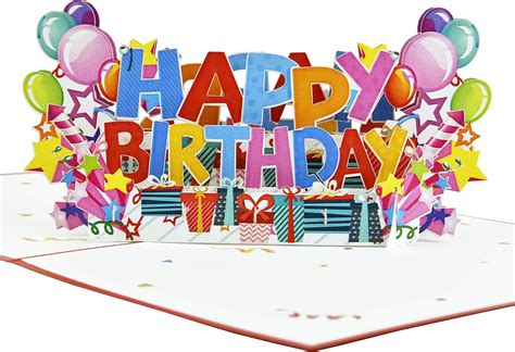 Happy Birthday 3d Pop Up Card By Teabug Cards Amazonca Office Products