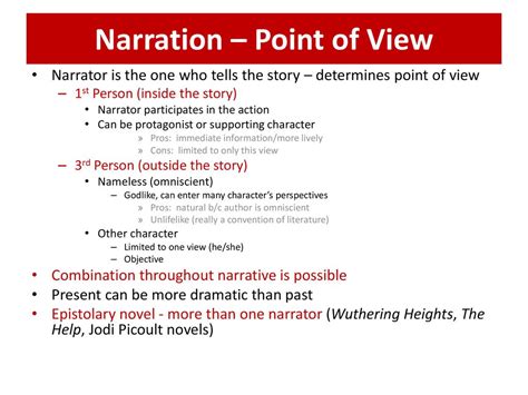 The Narrative Mn State Standard American Literature Tenth Grade Ppt