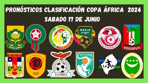 PRONOSTICOS para la clasificacion COPA ÁFRICA DE NACIONES 2024