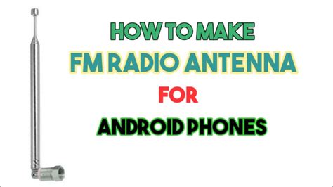 How To Make Fm Antenna For Mobile Make Fm Antenna Single Wire Radio Antenna Fmantenna