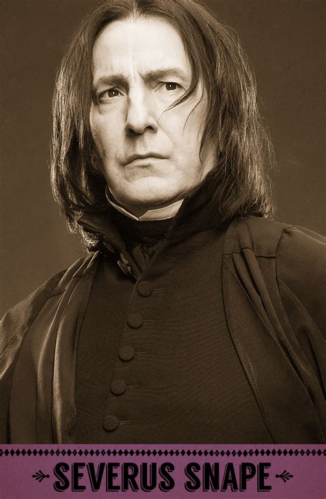 Severus Snape Potions Professor Defence Against The Dark Arts