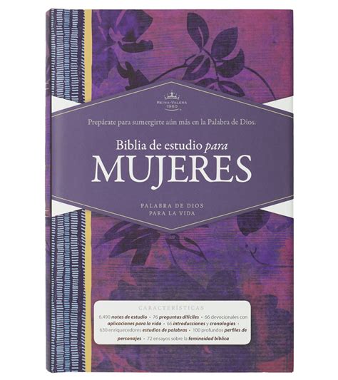 Biblia De Estudio Para Mujeres Rvr Tapa Dura Libreria Peniel