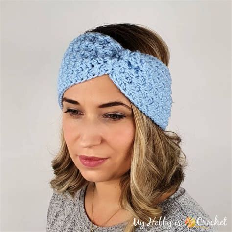 Twisted Textures Headband Free Crochet Pattern