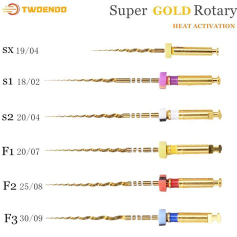 Dental Instrument Super Endo Files Gold Files Engine Use Rotary Files