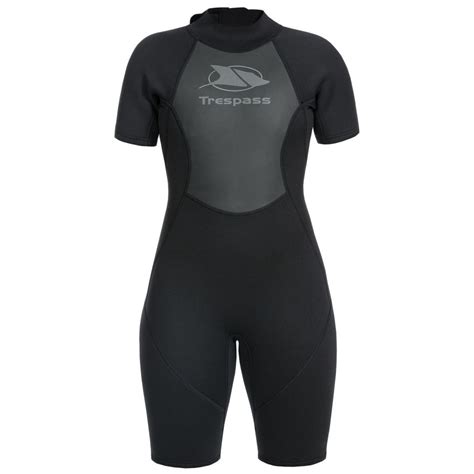 Trespass Womens Mm Short Wetsuit Scubadive Trespass