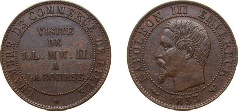 Lille Mint France Second Empire Jeton Napol On Iii Chambre