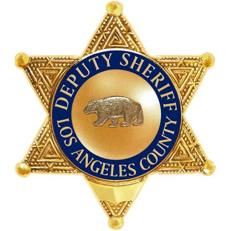 Los Angeles Sheriff's Department (DEPUTY) Badge All Metal Sign With ...