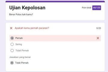 Link Tes Kepolosan Dan Psikopat Google Form Yang Viral Di Tiktok