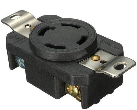 NEMA L14 30R Flush Mounting Locking Receptacle Connector Socket 30A