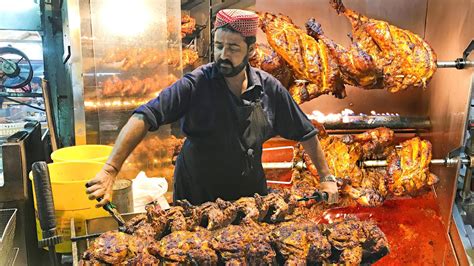 Hussainabad Famous Chicken Grilled Chargha Karachi Street Food