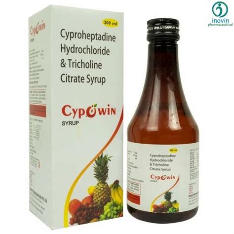 Cyproheptadine Tricholine Citrate Sorbitol Syrup Ml At